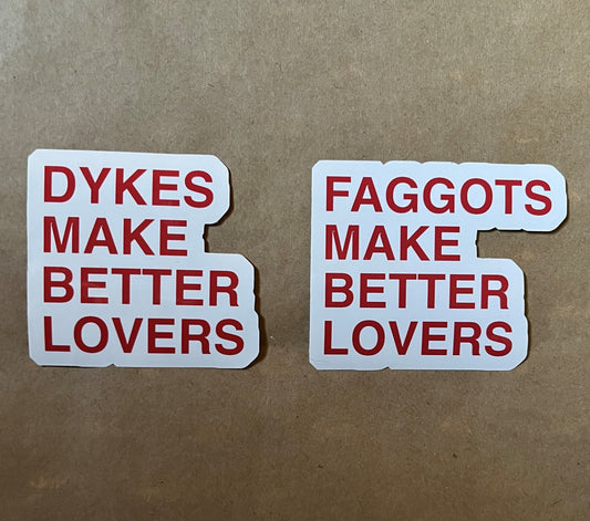 "Better Lovers" Vinyl Stickers